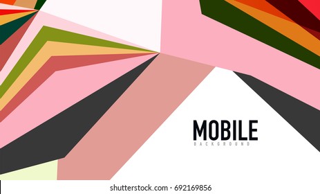 Plantilla de presentación triangular moderna. Fondo de diseño de negocio, concepto de folleto o volante o banner web geométrico