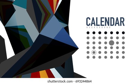 Modern triangle presentation template. Business design background, brochure or flyer concept or geometric web banner