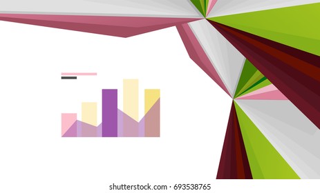 Modern triangle presentation template. Business design background, brochure or flyer concept or geometric web banner