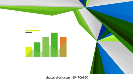Modern triangle presentation template. Business design background, brochure or flyer concept or geometric web banner