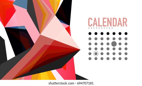 Modern triangle presentation template. Business design background, brochure or flyer concept or geometric web banner