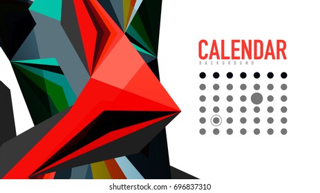 Modern triangle presentation template. Business design background, brochure or flyer concept or geometric web banner