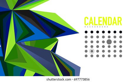 Modern triangle presentation template. Business design background, brochure or flyer concept or geometric web banner