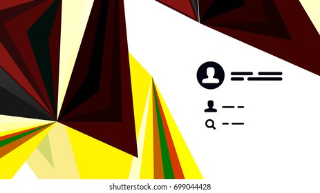 Moderne Dreieck-Präsentationsvorlage. Hintergrund für Geschäftsdesign, Broschüre oder Flyer-Konzept oder geometrischer Webbanner