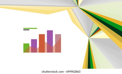 Modern triangle presentation template. Business design background, brochure or flyer concept or geometric web banner