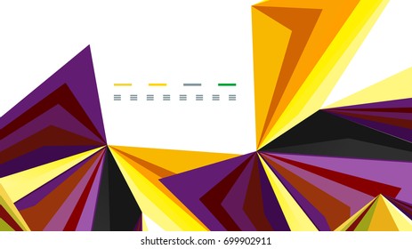 Plantilla de presentación triangular moderna. Fondo de diseño de negocio, concepto de folleto o volante o banner web geométrico