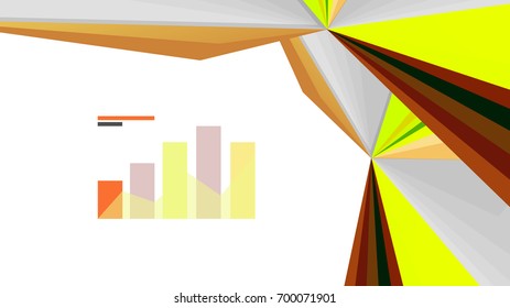 Modelo de apresentação de triângulo moderno. Plano de fundo do projeto de negócios, brochura ou conceito do folheto ou banner web geométrico
