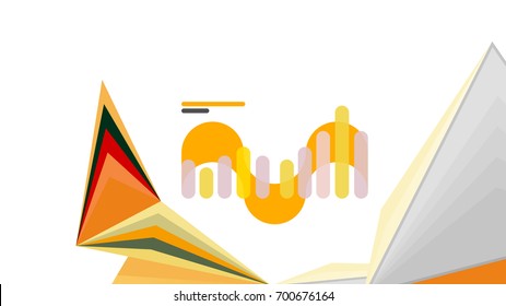Plantilla de presentación triangular moderna. Fondo de diseño de negocio, concepto de folleto o volante o banner web geométrico