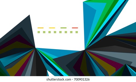 Modern triangle presentation template. Business design background, brochure or flyer concept or geometric web banner
