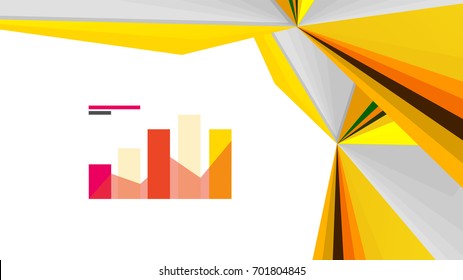 Modern triangle presentation template. Business design background, brochure or flyer concept or geometric web banner