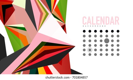 Modern triangle presentation template. Business design background, brochure or flyer concept or geometric web banner
