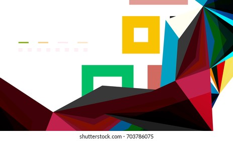 Moderne Dreieck-Präsentationsvorlage. Hintergrund für Geschäftsdesign, Broschüre oder Flyer-Konzept oder geometrischer Webbanner