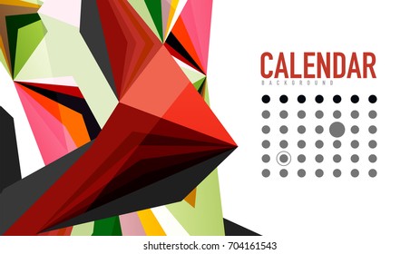 Modern triangle presentation template. Business design background, brochure or flyer concept or geometric web banner