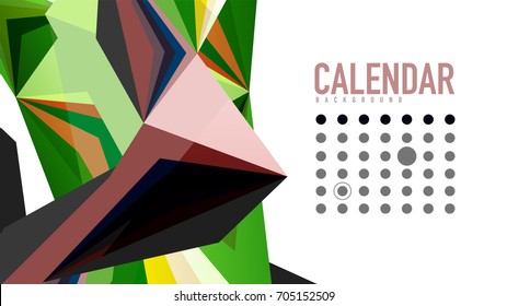 Modern triangle presentation template. Business design background, brochure or flyer concept or geometric web banner