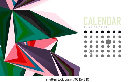 Modern triangle presentation template. Business design background, brochure or flyer concept or geometric web banner