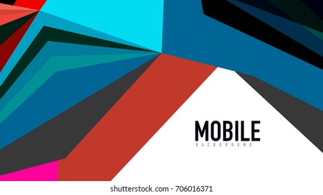 Modern triangle presentation template. Business design background, brochure or flyer concept or geometric web banner
