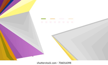 Modern triangle presentation template. Business design background, brochure or flyer concept or geometric web banner