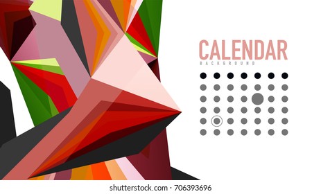 Modern triangle presentation template. Business design background, brochure or flyer concept or geometric web banner