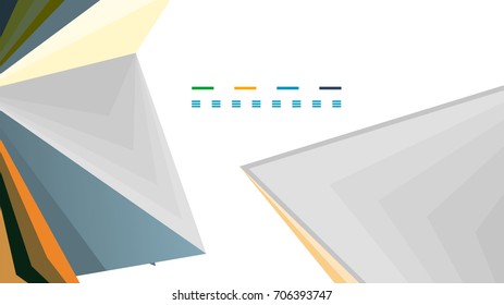 Modern triangle presentation template. Business design background, brochure or flyer concept or geometric web banner