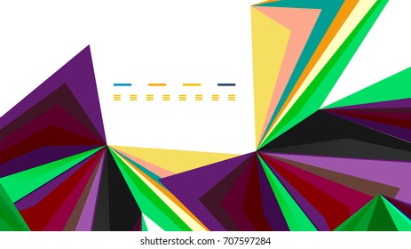 Modern triangle presentation template. Business design background, brochure or flyer concept or geometric web banner