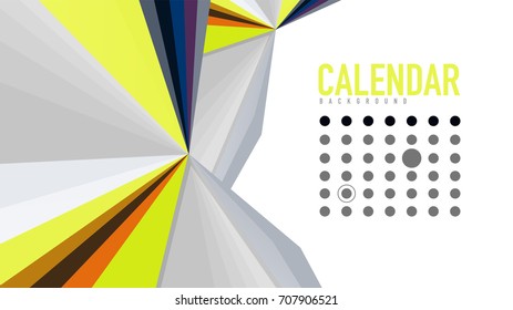 Modern triangle presentation template. Business design background, brochure or flyer concept or geometric web banner
