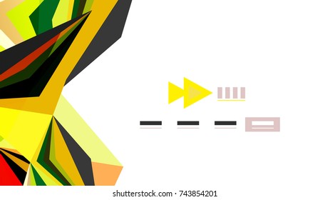 Modern triangle presentation template. Business design background, brochure or flyer concept or geometric web banner