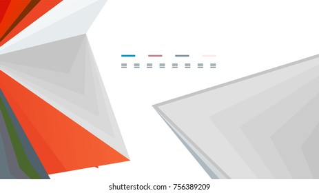 Plantilla de presentación triangular moderna. Fondo de diseño de negocio, concepto de folleto o volante o banner web geométrico