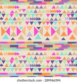 Modern triangle print ~ seamless background