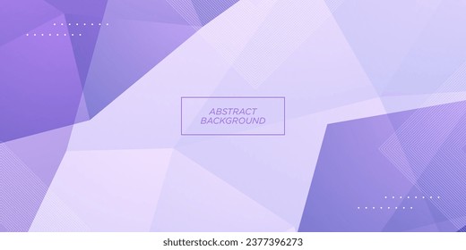 Modern triangle purple background. Abstract purple gradient design. Minimal creative mosaic background. Background mosaic cover. Colorful graphic design. Eps10 Vector