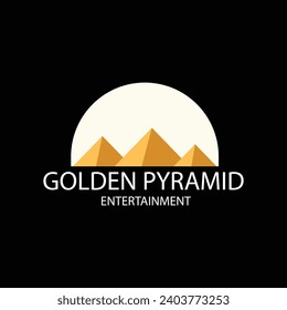  modern triangle pyramid illustration company