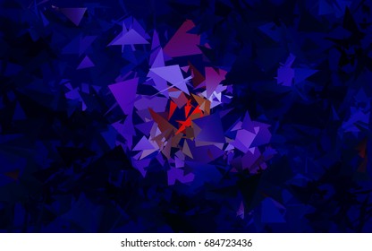 Modern triangles background, vector illustration