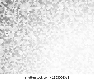Modern triangles gray gradient background. Geometric mosaic style with random color saturation with imposition transparency for place message. Vector illustration EPS 10 for presentation template - Powered by Shutterstock - Get 15% off with code: PIKWIZARD15