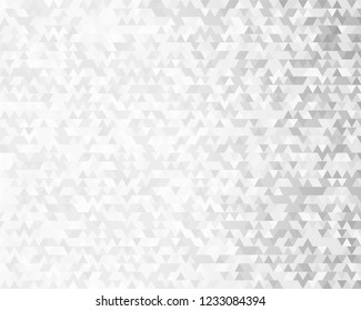 Modern triangles gray gradient background. Geometric mosaic style with random color saturation with imposition transparency for place message. Vector illustration EPS 10 for presentation template - Powered by Shutterstock - Get 15% off with code: PIKWIZARD15