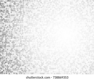 Modern triangles gray gradient background. Geometric mosaic style with random color saturation with imposition transparency for place message. Vector illustration EPS 10 for presentation template - Powered by Shutterstock - Get 15% off with code: PIKWIZARD15