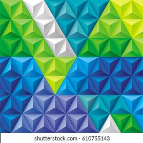 Modern Triangles and Pyramids geometric background