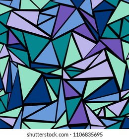 Modern triangular shapes geometric seamless vector. Minimal triangles polygonal tile. Urban triangle shapes minimal backdrop. for business ceramic tile.