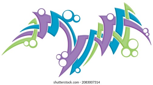 Modern Tribal Patterns Vector Image
