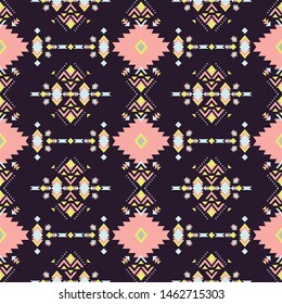 Modern Tribal. Repeating Geometric. Seamless Pattern Background. Modern Stylish Texture