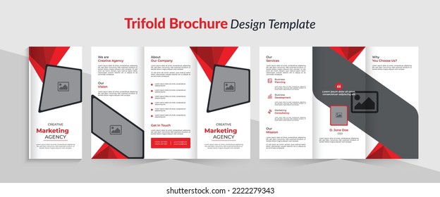 Modern Trifold Brochure Design Template