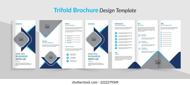 Modern Trifold Brochure Design Template