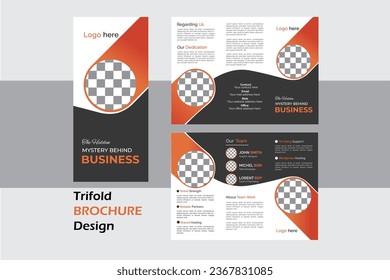 Modern Trifold brochure Design Template.