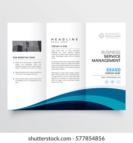 Modern Trifold Brochure Design Template