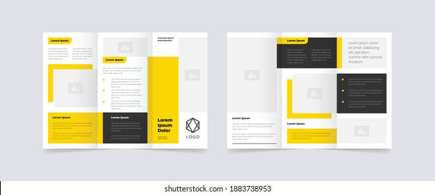 Modern Trifold Business Brochure Design Template