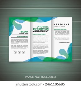 Modern Trifold Business Brochure, Brochure Design, Brochure Template, Creative Tri-fold, Corporate Tri-Fold Brochure Template