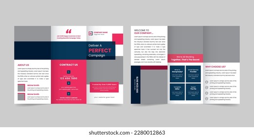 modern trifold business brochure template,  trifold Leaflet Brochure Flyer template flat design, Brochure design,