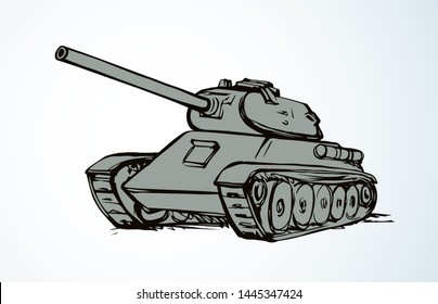 Army Tank Line Drawing High Res Stock Images Shutterstock