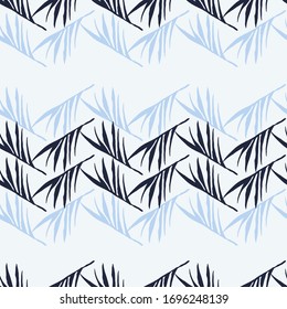 Modern Tropical Vector Seamless Pattern. Painted Floral Background. Chic Summer Textile. Banana Leaves Dandelion Feather Monstera Tropical Seamless Pattern. Elegant Male Shirt Female Dress Texture.