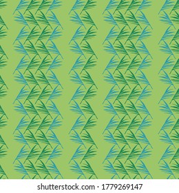 Modern Tropical Vector Seamless Pattern. Dandelion Banana Leaves Feather Monstera Tropical Seamless Pattern. Doodle Floral Background. Beautiful Male Shirt Female Dress Texture. Chic Summer Fabrics.