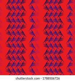 Modern Tropical Vector Seamless Pattern. Monstera Dandelion Feather Banana Leaves Tropical Seamless Pattern. Drawn Floral Background. Beautiful Male Shirt Female Dress Texture. Fine Summer Textile.