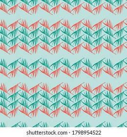 Modern Tropical Vector Seamless Pattern. Feather Banana Leaves Dandelion Monstera Tropical Seamless Pattern. Painted Floral Background. Fine Summer Fashion. Elegant Male Shirt Female Dress Texture.
